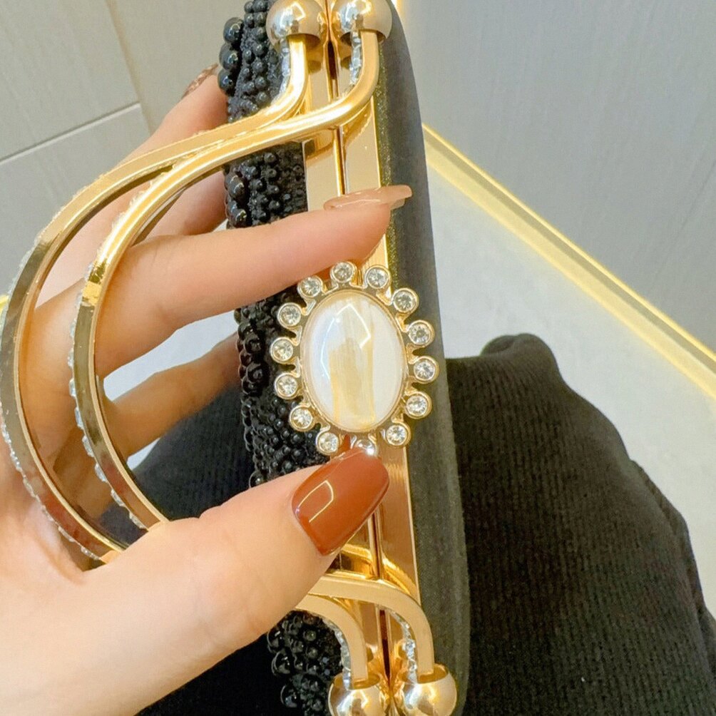 Clarabelle Pearl Clutch Bag