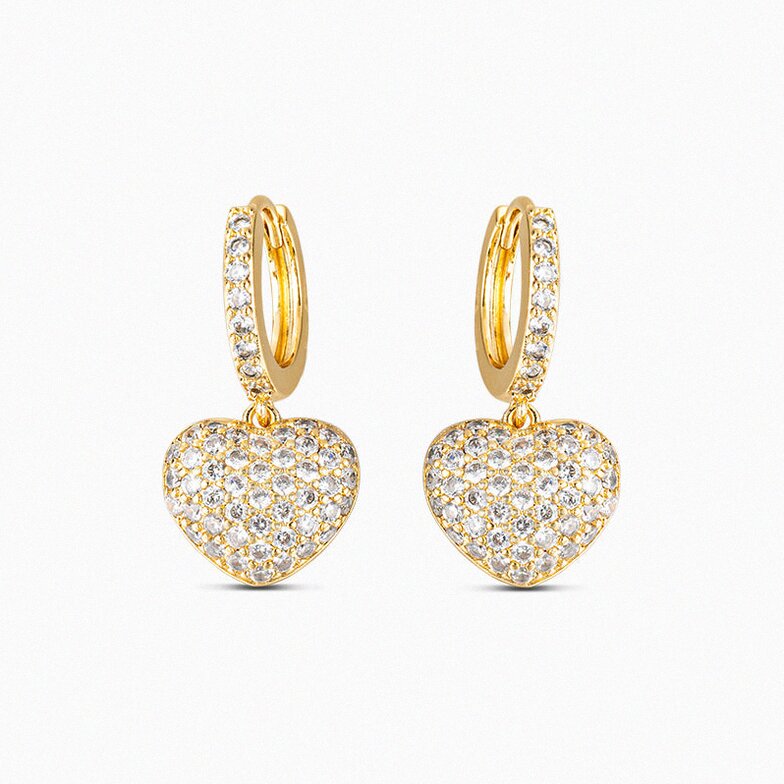 The Hills Heart Pendant Earrings