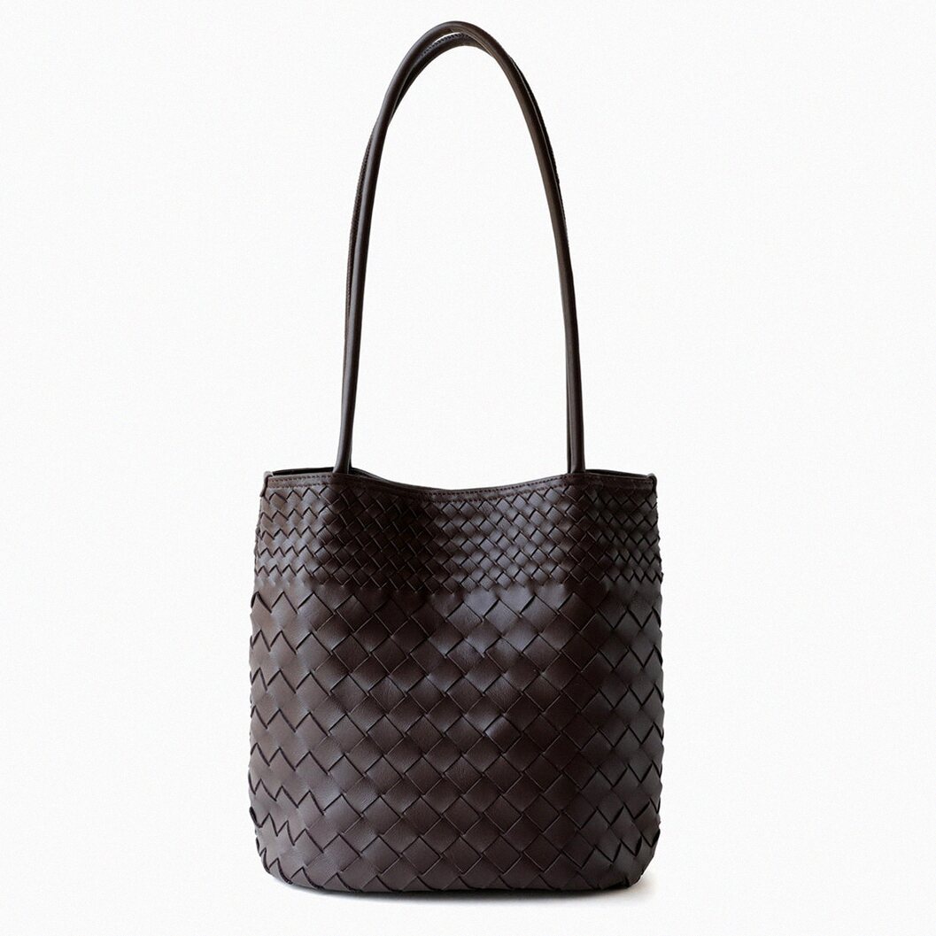 Sienna Woven Leather Tote