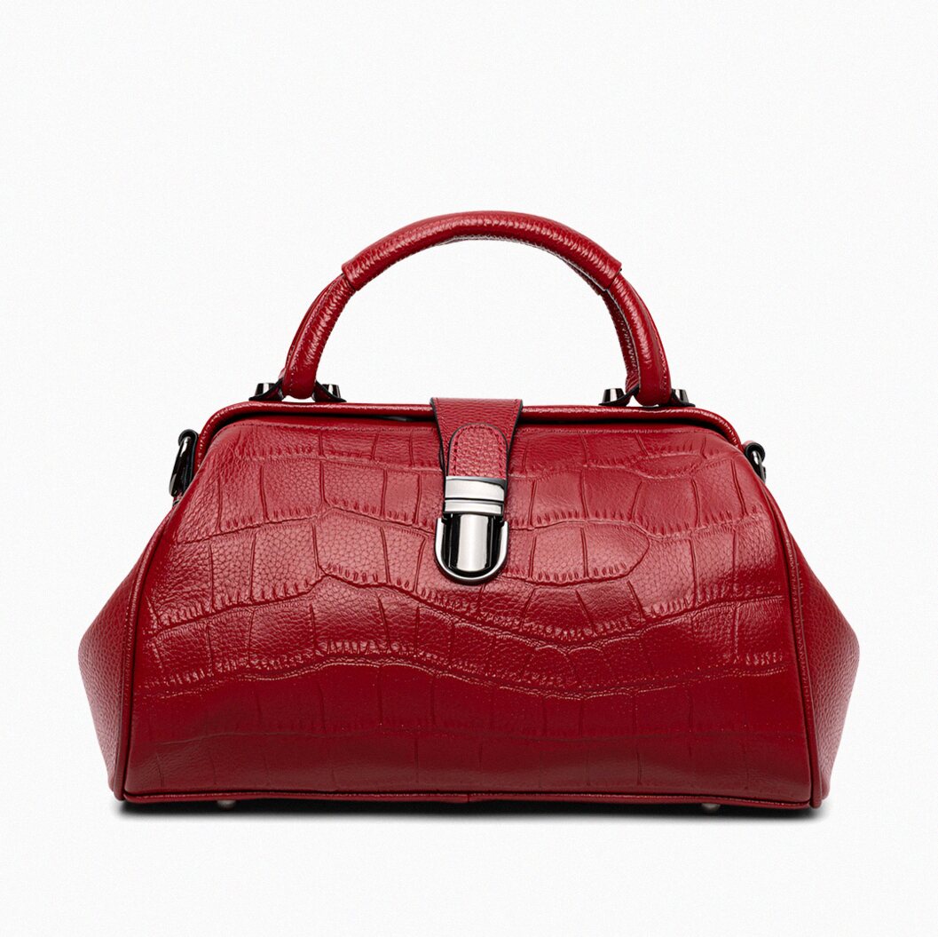 Elena Crocodile Handbag